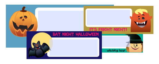 Free Printable Halloween Address Labels