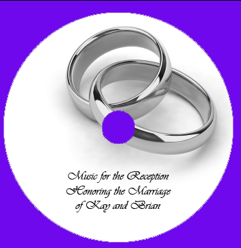  and almost free option to creating a label for your wedding music CD