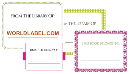 Bookplate Labels For Free In Printable Templates Free Printable Labels Templates Label Design Worldlabel Blog