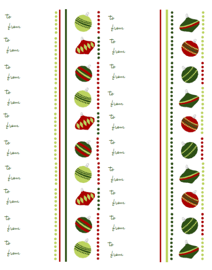 clipart for address labels for christmas - photo #47