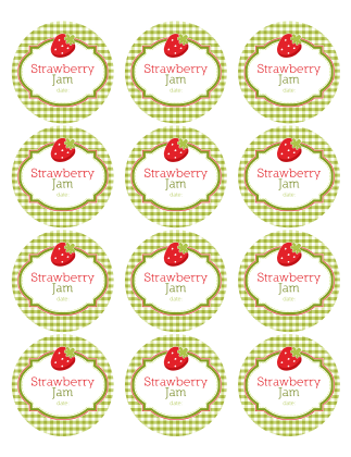 Strawberry Labels