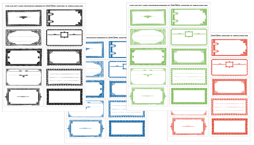 To print use our WL-125 (Same size as Avery® 5163)