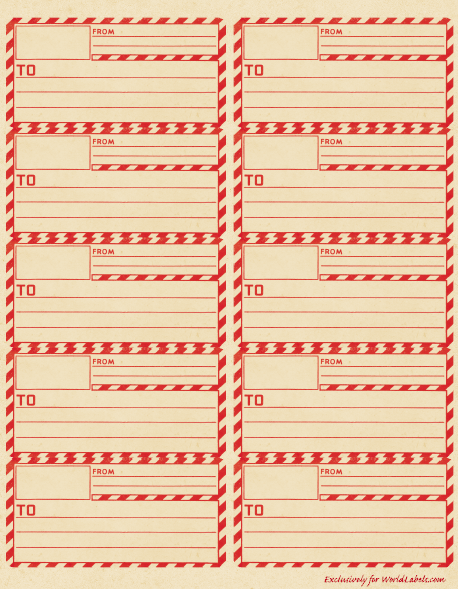 Mailing Labels Christmas Templates For Powerpoint
