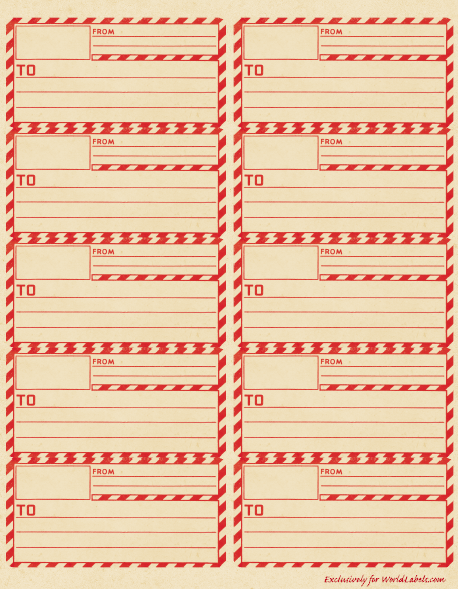 Christmas Mailing Labels