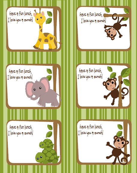Kids Labels Jungle Gym Super Pack FREE Worldlabel Blog