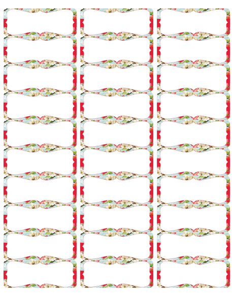 address label clip art free christmas - photo #5