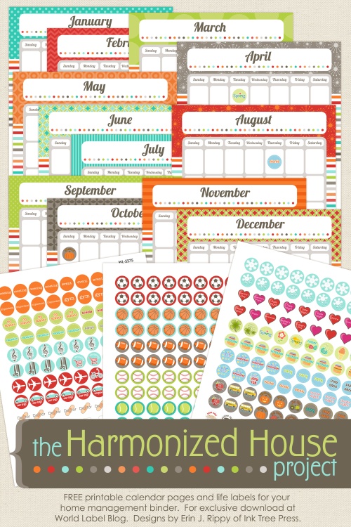 Ioanna's Notebook - Plan 2016 with free printable planners & calendars