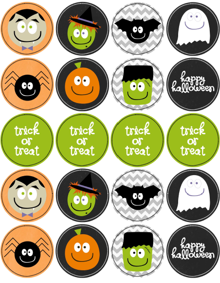 Halloween printable labels