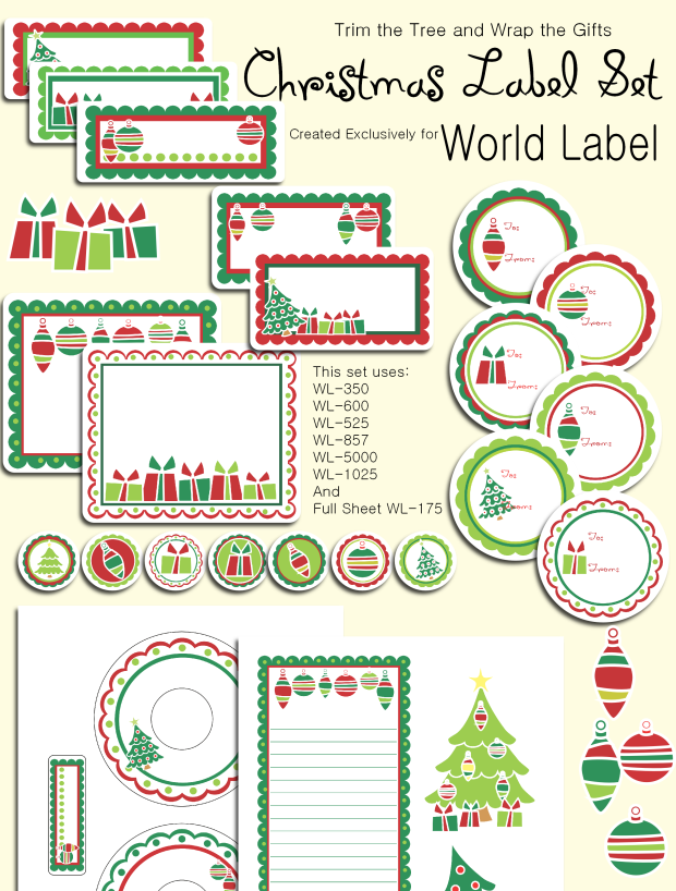 Christmas Labels Ready to Print!