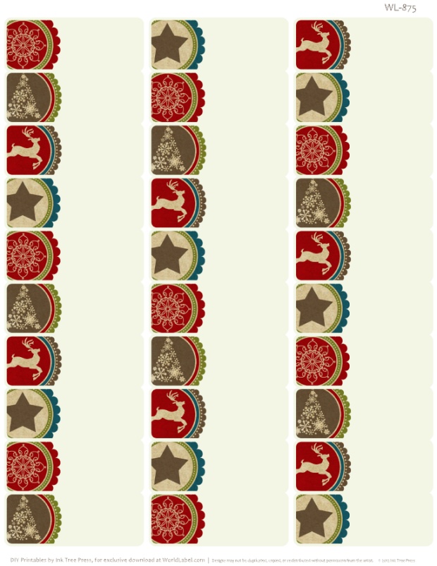 address label clip art free christmas - photo #12