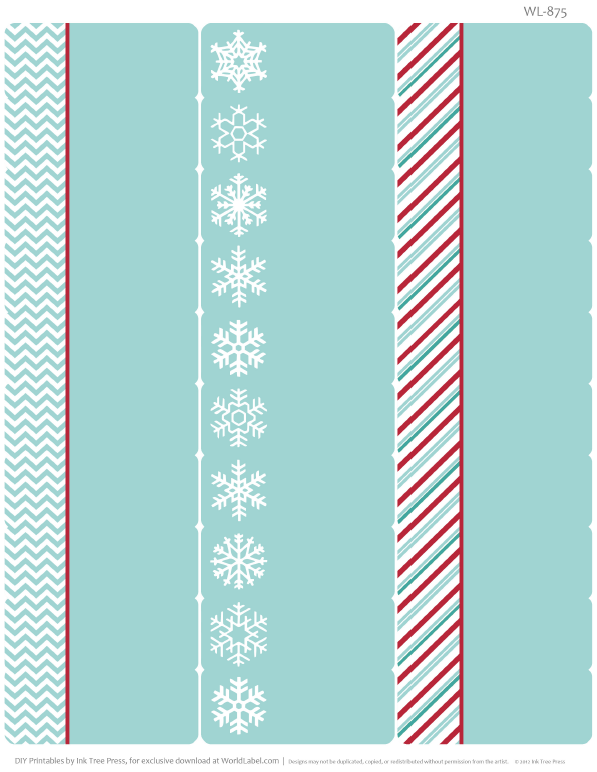 Christmas Address Labels Template