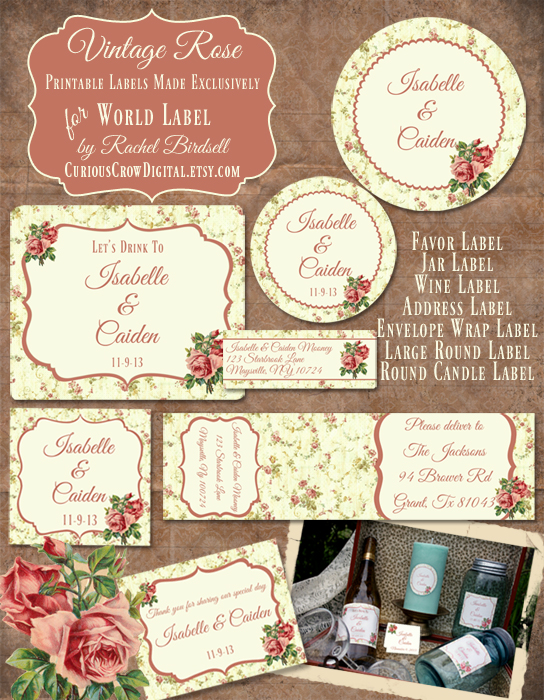 vintage tags printable