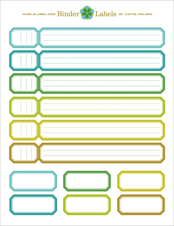 Free Printable Book Spine Template