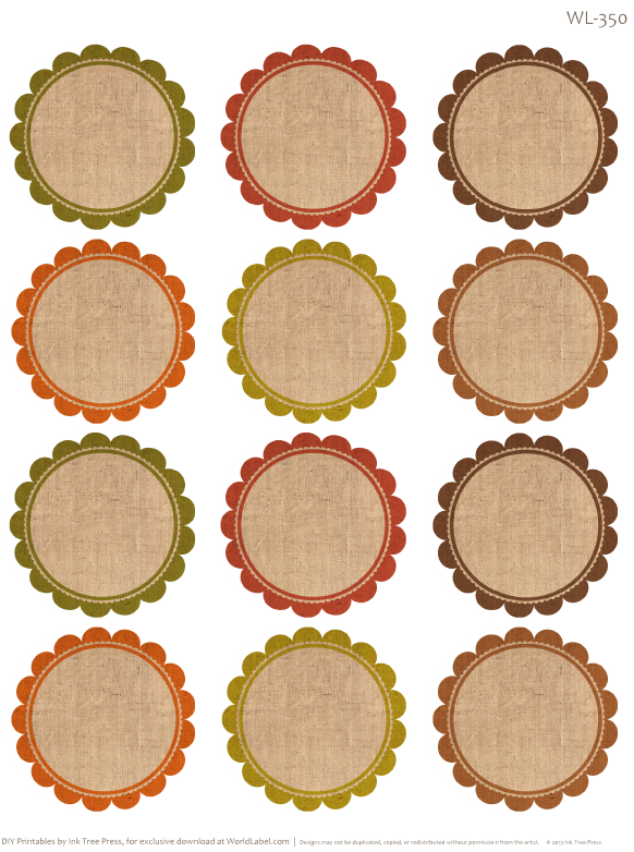 Free Labels for Thanksgiving Leftovers &amp; Digital Papers | Worldlabel Blog