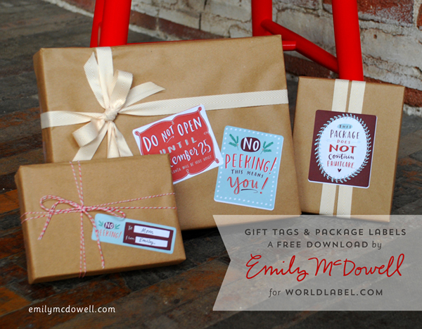 Witty Free Printable Gift Tags from Emily McDowell