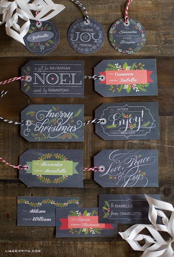 Free Chalkboard Christmas Gift Labels Tags Worldlabel Blog