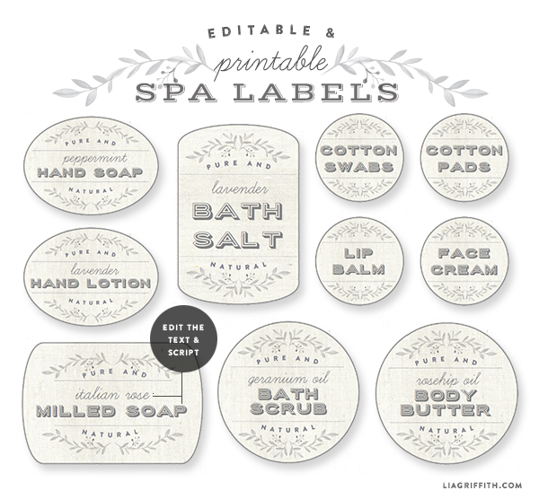 Editable and Printable Spa Labels | Worldlabel Blog