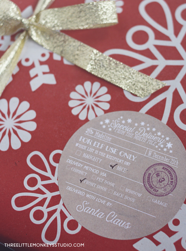 Santa S Special Delivery Gift Label Tags Worldlabel Blog