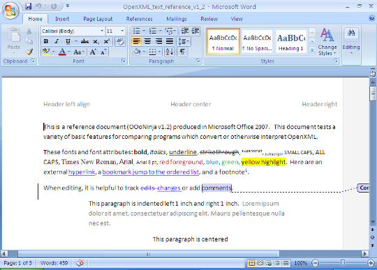 MS Word 2007