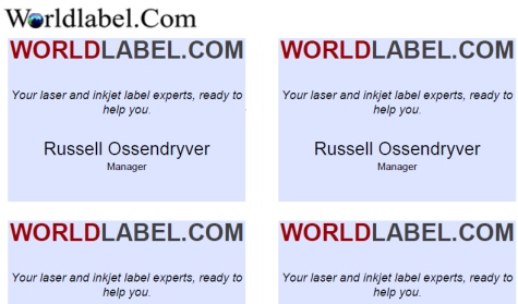 Free Name Badge Template from blog.worldlabel.com