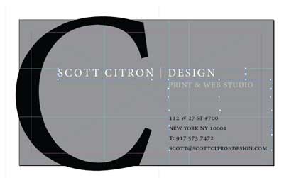 Designing a Business Card with WL-OL244 Template