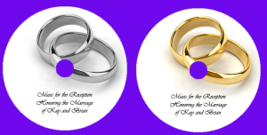 Silver and Gold Wedding Ring CD Designs