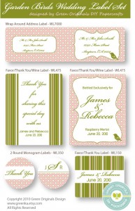 Free Wedding Labels DIY by Green Originals | Free printable labels ...