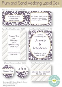 Free Wedding Labels DIY by Green Originals | Free printable labels ...