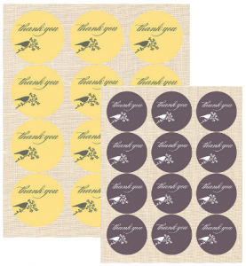 Envelope seal &amp; favor tag Freebie at Blushprintables | Free printable ...