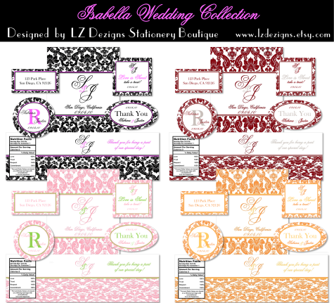 Wedding Label Designs 4