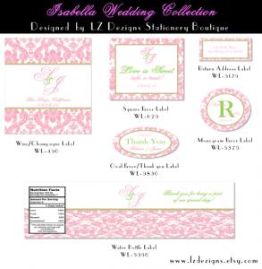 Wedding Labels Free – The Isabella Collection by LZ Dezigns | Free ...