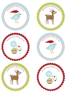 Free Christmas Labels by Ink Tree Press | Free printable labels ...