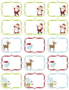 Free Christmas Labels by Ink Tree Press | Free printable labels ...