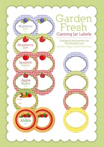 Canning Jar Labels by Ink Tree Press | Free printable labels ...