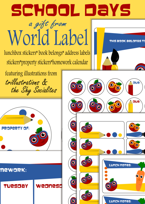 Back To School Labels By Shy Socialites Free Printable Labels