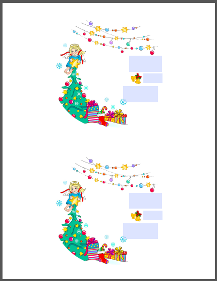 Holiday Christmas Labels &amp; Tags with Angels Flavor Templates | Free printable labels &amp; templates