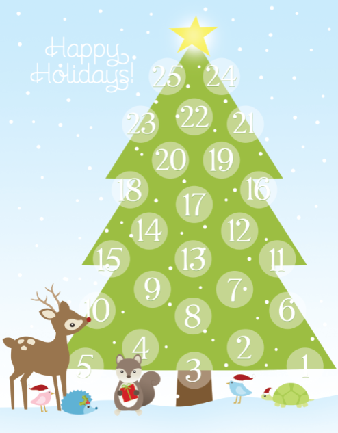 Printable Advent Calendar Free Printable Labels Templates Label Printable Advent Calendar Free Printable Labels Templates Label