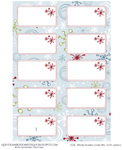 Holiday labels, envelope wrap & tags by Questionabledomestique.com ...