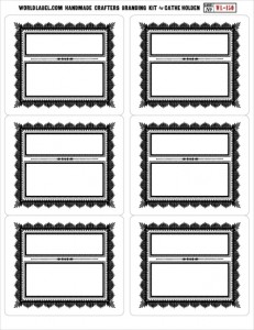 Handmade crafters label branding kit by Cathe Holden | Free printable ...