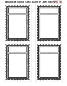 Handmade crafters label branding kit by Cathe Holden | Free printable ...