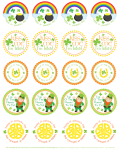 St Patrick’s Day Labels and Stickers | Free printable labels ...