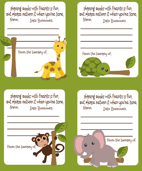 zoo worksheet printable FREE Super Jungle  Gym Kids Labels  Pack Worldlabel Blog