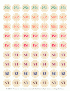 bake sale printable labels set free printable labels