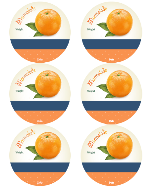 Printable Canning Jar Labels