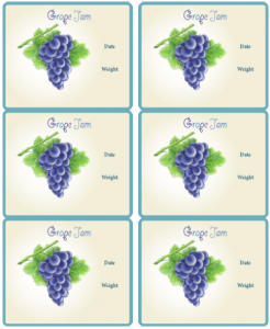 Canning Jar Labels for Jams | Free printable labels & templates, label ...