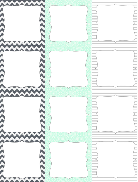 round square labels from lizzys collection free printable labels