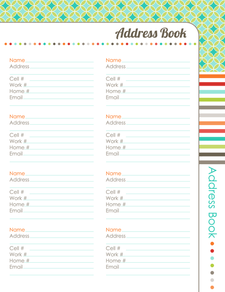 Address Book Template Free from blog.worldlabel.com