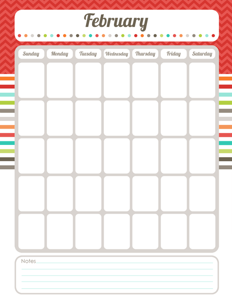 Organizing Calendar: the Harmonized House Project | Free printable