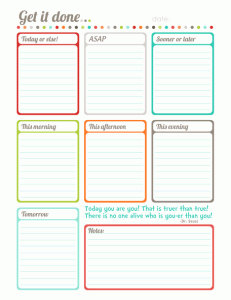 Organizing Planner: The Harmonized House Project | Free printable ...