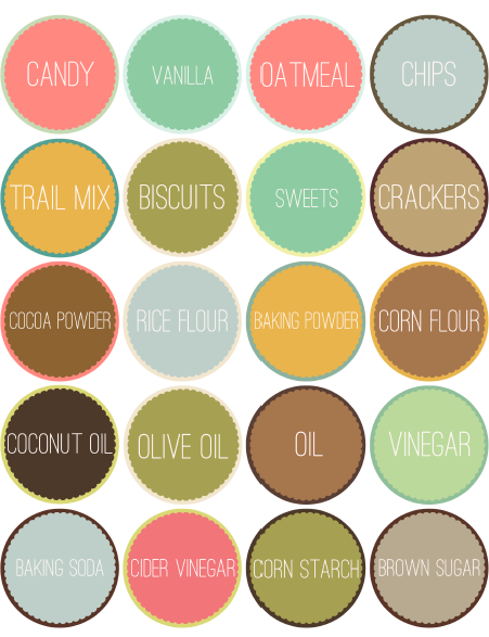 kitchen pantry organizing labels free printable labels templates